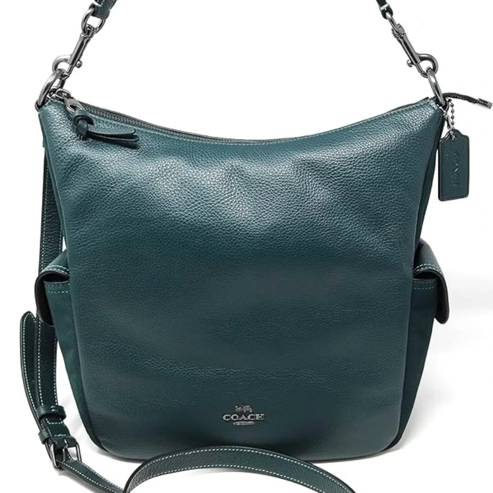 SOLD:  Coach Dark Teal Hobo Bag - Picture 11 of 11